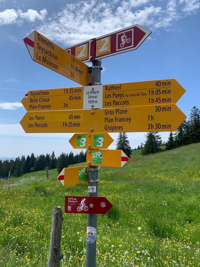 Boutique Hotel Corbetta - Spa 60M2 - La Montagne A 5 Minutes De L'Autoroute A12 Aux Paccots Sur Montreux - Nouveau Loft Familial - Profitez Du Lac Leman Et Des Montagnes En Meme Temps Les Paccots ภายนอก รูปภาพ