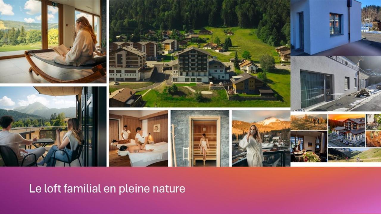 Boutique Hotel Corbetta - Spa 60M2 - La Montagne A 5 Minutes De L'Autoroute A12 Aux Paccots Sur Montreux - Nouveau Loft Familial - Profitez Du Lac Leman Et Des Montagnes En Meme Temps Les Paccots ภายนอก รูปภาพ